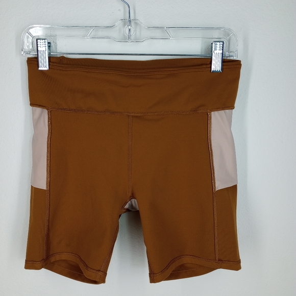Saucony Fortify Biker Shorts Bronze Color Size Medium - Picture 9 of 12